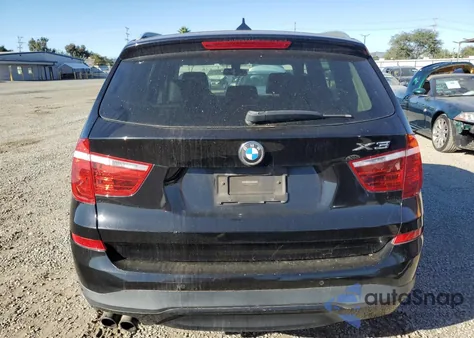 2015 BMW X3 xDrive28I z USA, uszkodzony, nr VIN 5UXWX9C51F0D60230